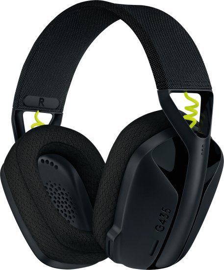 Logitech G435 LightSpeed אוזניות גיימינג אלחוטיות – שחור