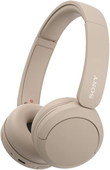 אוזניות On-Ear אלחוטיות Sony WH-CH520 Bluetooth – שמנת