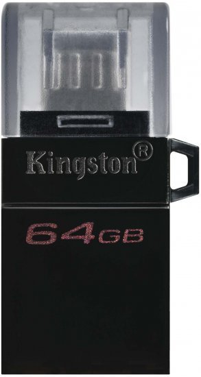 זכרון נייד Kingston DataTraveler microDuo 3.0 G2 64GB microUSB / USB Type-A DTDUO3G2 / 64GB