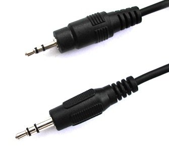 כבל 3.5 מ''מ לחיבור 3.5 מ''מ באורך 3 מטר Gold Touch