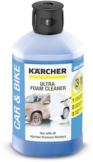 נוזל ניקוי מקציף 1 ליטר - Karcher Ultra Foam למכונות שטיפה בלחץ Karcher