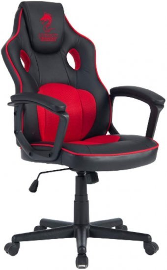 כיסא לגיימרים Dragon Combat  - צבע שחור / אדום