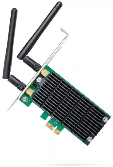 מתאם רשת אלחוטי TP-Link AC1200 Wireless Dual Band PCIe Adapter Archer T4E