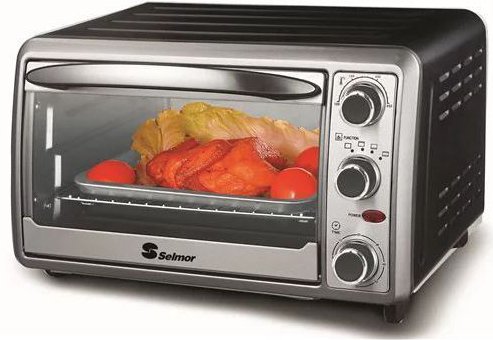 טוסטר אובן 34 ליטר Selmor SE-34 - צבע שחור