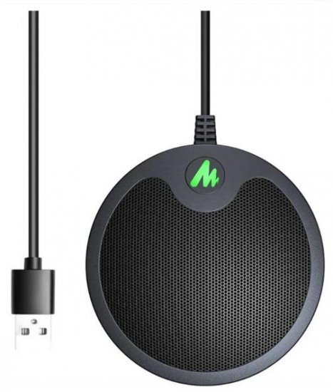 מיקרופון שטח היקפי לחדרי ישיבות Maono AU-BM10 - צבע שחור