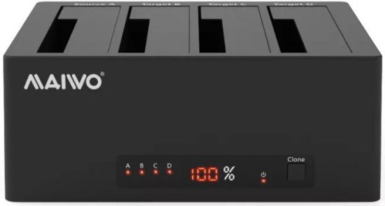 תחנת עגינה לארבעה כוננים Maiwo 3.5 / 2.5 Inch Single Bay Sata HDD & SSD USB 3.0