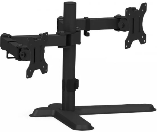 זרוע שולחנית ל- 2 מסכים בגודל 13''-32'' עם 3 תנועות Gold Touch AR-D22