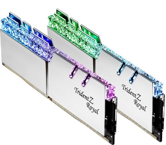 זיכרון למחשב G.Skill Trident Z Royal RGB Silver 2x8GB DDR4 5066Mhz CL20
