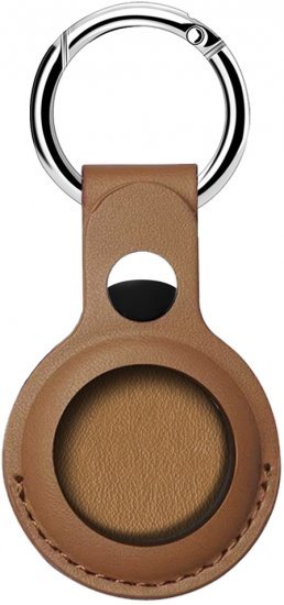 כיסוי מחזיק מפתחות ל-AirTag - חום