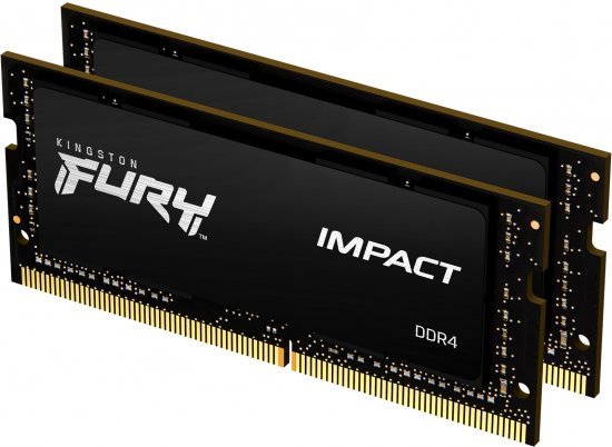 זכרון למחשב נייד Sodimm Kingston FURY IMPACT 2x8GB DDR4 3200Mhz CL20