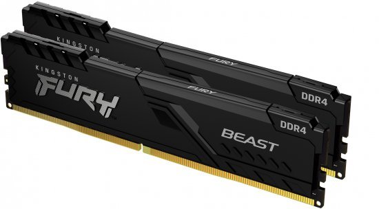 זכרון למחשב Kingston FURY BEAST 2x16GB DDR4 3600MHz CL18