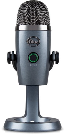 מיקרופון למחשב ברמת שידור מקצועית בחיבור Logitech G Yeti Nano - USB - צבע אפור