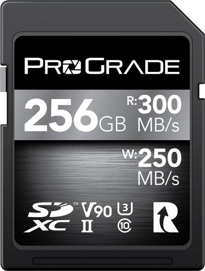 כרטיס זכרון ProGrade Digital SDXC UHS-II V90 256GB