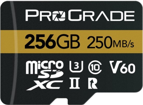 כרטיס זכרון ProGrade Digital Micro SDXC UHS-II V60 256GB