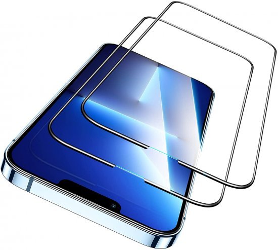 מגן מסך קדמי מלא מזכוכית ל- Apple iPhone 16e / iPhone 14 / iPhone 13 / iPhone 13 Pro