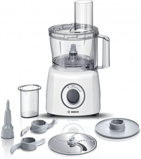 מעבד מזון 2.3 ליטר Bosch MultiTalent 3 800W MCM3100W - צבע לבן