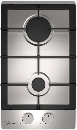 כיריים גז 2 להבות בישול Midea 30G20MA005-SFN - צבע נירוסטה