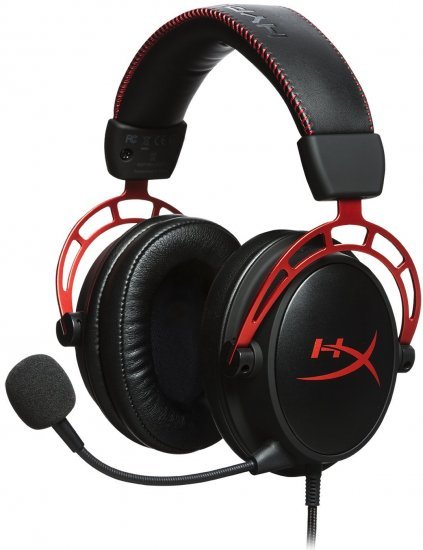 אוזניות גיימינג HyperX Cloud Alpha - צבע שחור / אדום