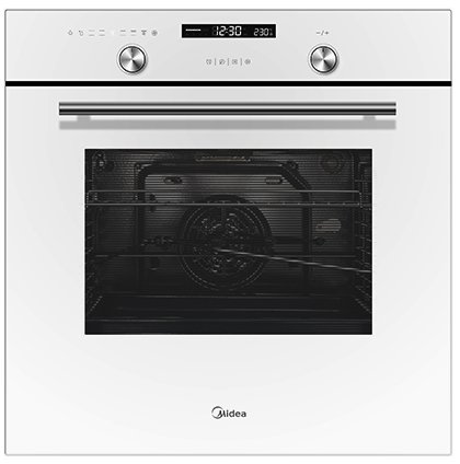 תנור אפיה 70 ליטר בנוי 9 תכניות Midea N5M90E5-W - צבע לבן
