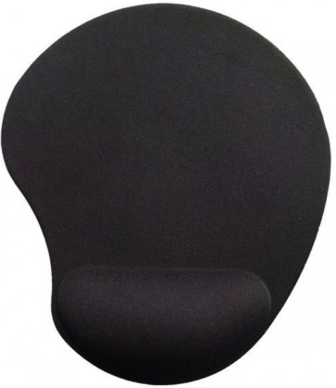 פד ג'ל לעכבר 200x230 מ''מ עם משענת למפרק כף יד Sigma - שחור