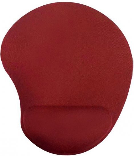 פד ג'ל לעכבר 200x230 מ''מ עם משענת למפרק כף יד Sigma - אדום