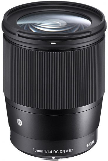 עדשת SIGMA 16mm F1.4 DC DN Contemporary למצלמות Fujifilm X Mount