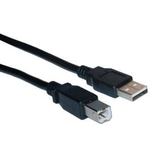 כבל USB 2.0 A לזכר B זכר 5 מטר