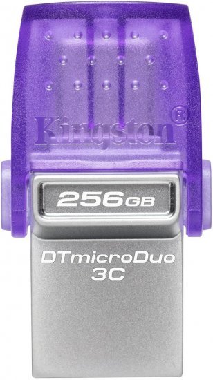 זכרון נייד Kingston DataTraveler microDuo 3C 256GB Dual USB-A and USB-C 3.2