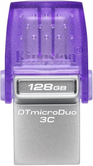 זכרון נייד Kingston DataTraveler microDuo 3C 128GB Dual USB-A and USB-C 3.2