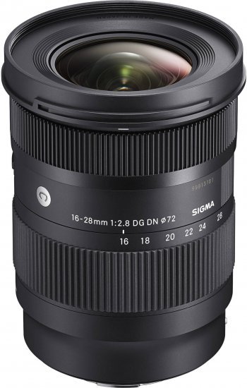 עדשת SIGMA 16-28mm F2.8 DG DN Contemporary למצלמות Sony E-Mount