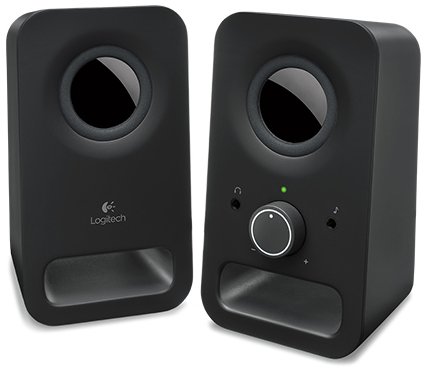 רמקולים למחשב Logitech 2.0 Multimedia Speakers Z150 Retail צבע שחור