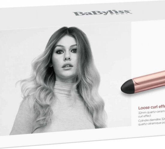 מסלסל שיער 32 מ''מ קוורץ קרמי Babyliss Soft Curls Boucles Souples C452E