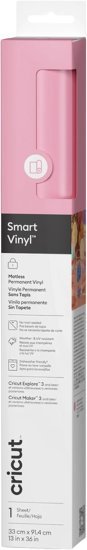 נייר ויניל Smart Permanent ורוד בהיר 33X91 ס''מ מבית Cricut