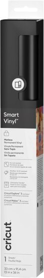 נייר ויניל Smart Permanent שחור 33X91 ס''מ מבית Cricut
