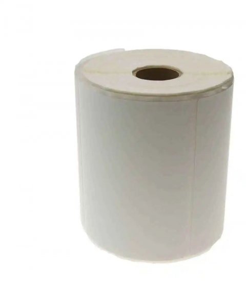 מדבקה מלבנית למדפסת ניידת  Aimo D520/D520BT/D550BT/M243 / T200 Pro - גודל 101.5X76.2 מ''מ - 500 מדבקות בגליל - צבע לבן