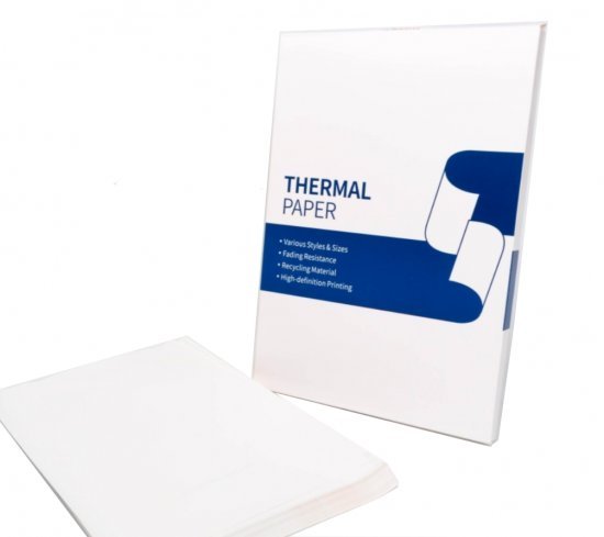 נייר תרמי בודד A4 למדפסת ניידת מבית Aimo - מכיל 100 יח' - ניתן לרשום על הנייר