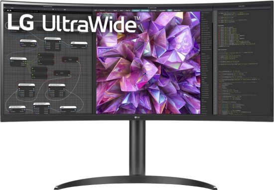 מסך מחשב קעור ''LG UltraWide 34WQ75C-B UWQHD 34 - שחור