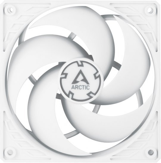 מאוורר למארז Arctic P12 PWM PST 120mm - צבע לבן