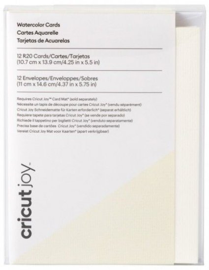 כרטיסי ברכה לצבעי מים Cricut Joy Watercolor