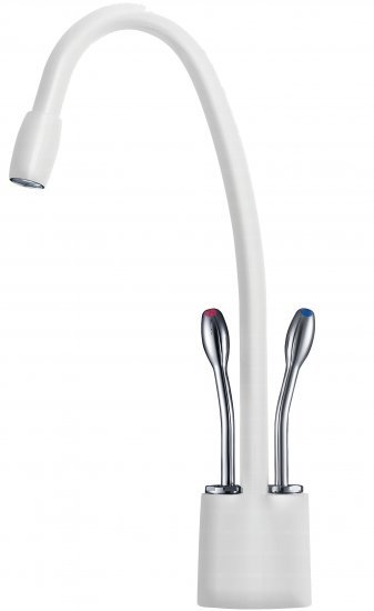 מערכת מים תת כיורית חמים / קרים עם ברז 'סטיקים' מבית Klearbar - צבע לבן - כולל הובלה והתקנה בבית הלקוח