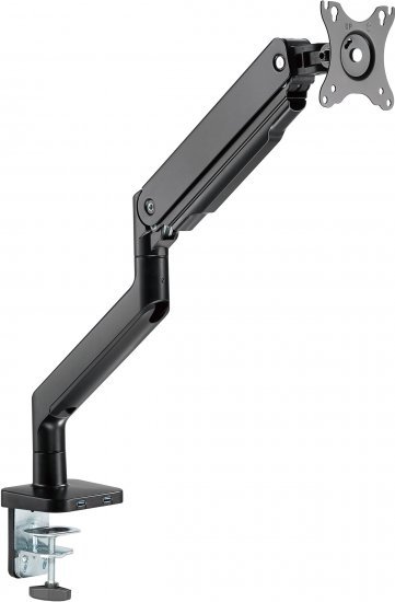 זרוע מתכווננת למסך מחשב עד 35'' עם 2 חיבורי USB3.0 להעברת נתונים / טעינה EAZO G1 USB