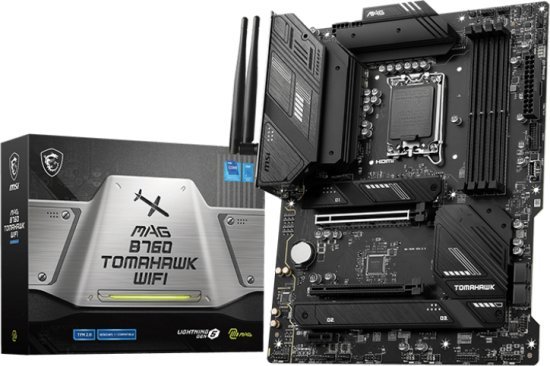 לוח אם MSI MAG B760 TOMAHAWK WIFI LGA1700 Intel B760 DDR5