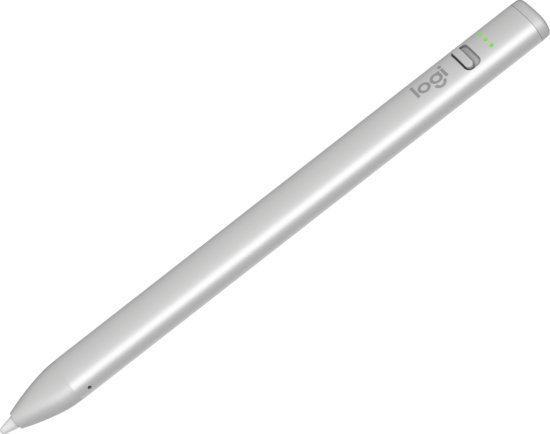 עט דיגיטלי Logitech Crayon עם טעינת USB-C למכשירי Apple iPad - כסוף