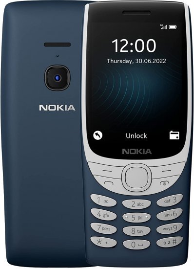 טלפון סלולרי Nokia 8210 4G TA-1507 - צבע כחול - שנה אחריות יבואן רשמי