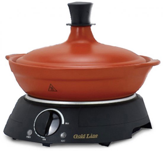 סיר טאג'ין חרס חשמלי 2 ליטר דגם ATL-073 מבית Gold Line