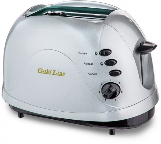 מצנם קופץ 2 פרוסות 650W דגם ATL-022 מבית Gold Line