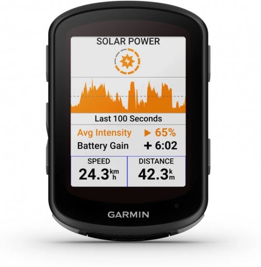 מחשב אופניים Garmin Edge 540 Solar GPS - צבע שחור