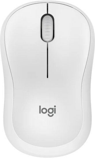עכבר אלחוטי Logitech M240 Silent Bluetooth - לבן