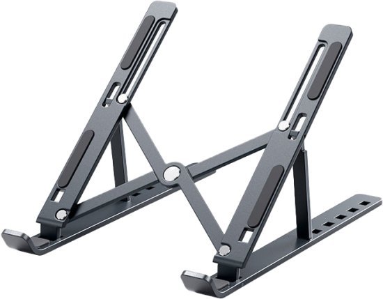 מעמד למחשב נייד וטאבלטים  - בצבע אפור