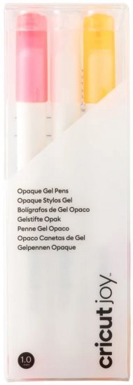 סט 3 עטי ג'ל אטומים 1.0 מ''מ Opaque Gel למכונת Joy מבית Cricut